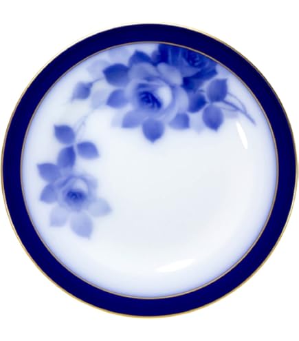 Amazon.co.jp: 大倉陶園 大倉陶園100周年記念ブルーローズ 26cmミート